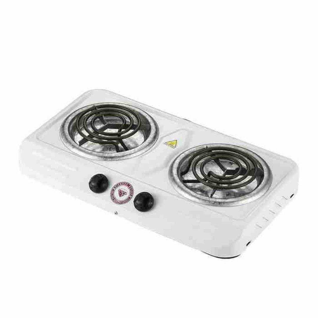 Diamond 2 Plate Spiral Electric Stove 2000W - Compact Cooking Solution