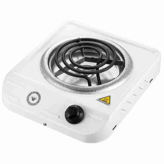 Diamond Electric Single Spiral Stove - Powerful 1000W Compact Cooktop